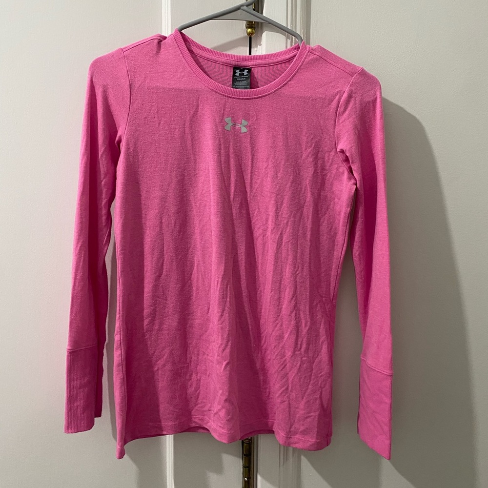 Under Armor Pink Long Sleeve Shirt